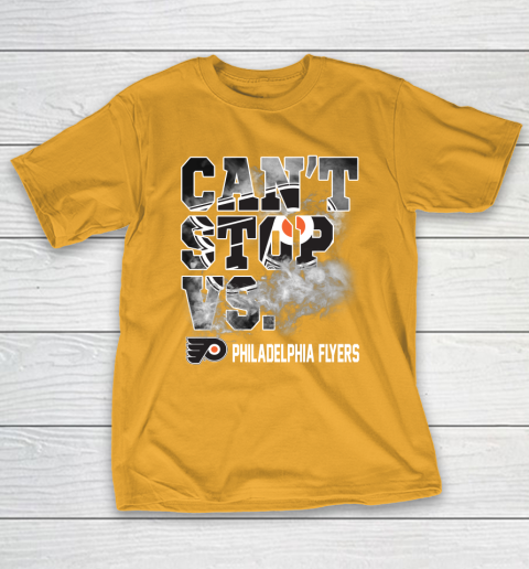 NHL Philadelphia Flyers Hockey Can't Stop Vs T-Shirt 2