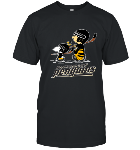 Let's Play Pittsburgh Penguins Ice Hockey Snoopy NHL Unisex Jersey Tee