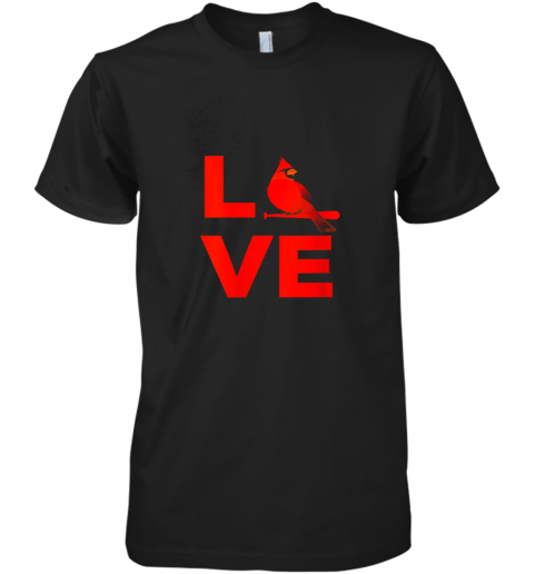 Classic Love St. Louis Missouri Baseball Fan Retro Gift Premium Men's T-Shirt