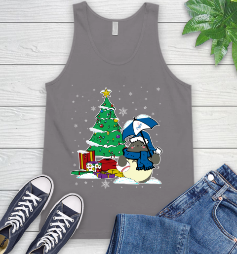 Los Angeles Dodgers MLB Baseball Cute Tonari No Totoro Christmas Sports Tank Top 6