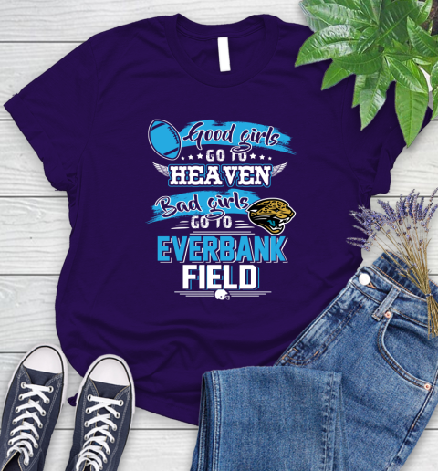 Jacksonville Jaguars NFL Bad Girls Go To Everbank Field Shirt Women's T-Shirt 4