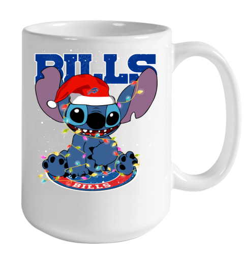 Buffalo Bills NFL Football noel stitch Christmas Color Changing Mug 15oz 2