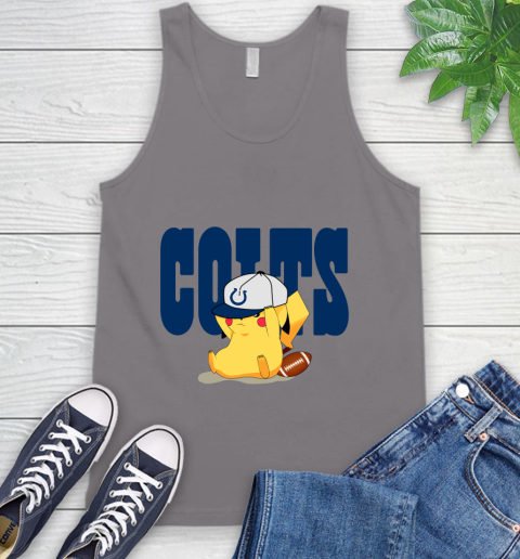 NFL Pikachu Football Sports Indianapolis Colts Tank Top 7