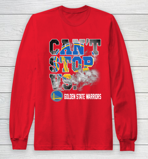 NBA Golden State Warriors Basketball Can't Stop Vs Long Sleeve T-Shirt 7
