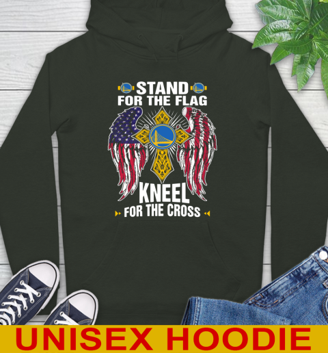 NBA Basketball Golden State Warriors Stand For Flag Kneel For The Cross Shirt Hoodie 12