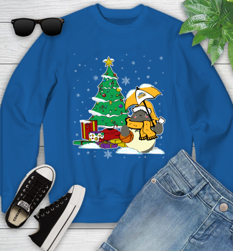 Denver Nuggets NBA Basketball Cute Tonari No Totoro Christmas Sports Youth Sweatshirt 7