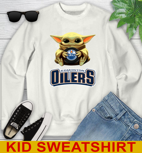 NHL Hockey Edmonton Oilers Star Wars Baby Yoda Shirt 113