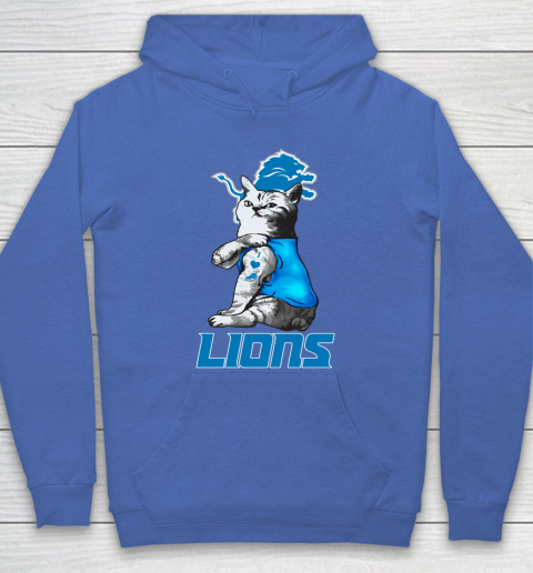 NFL Football My Cat Loves Detroit Lions Hoodie 6