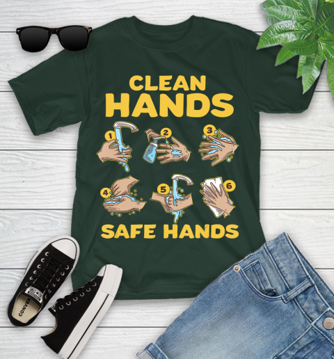 Nurse Shirt Washing Clean Hands Safe Hand Hygiene Wash Save T Shirt Youth T-Shirt 4