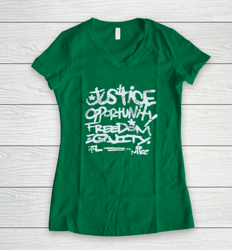 Mike Tomlin Justice Women's V-Neck T-Shirt 3