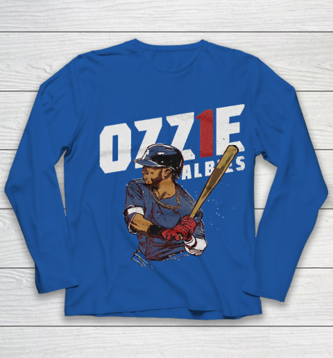 Ozzie Albies 1 Atlanta Brave Youth Long Sleeve 7