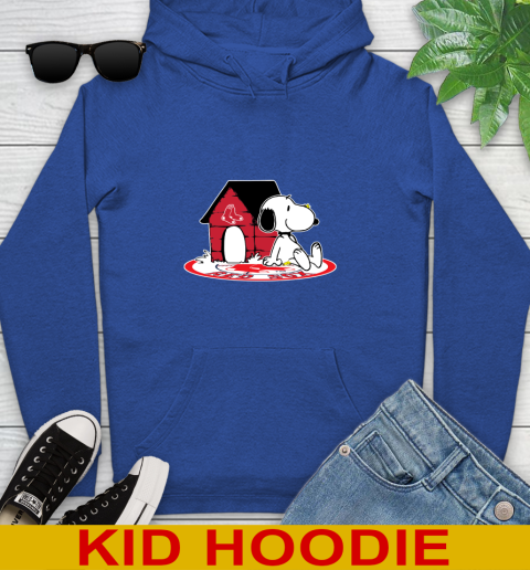 MLB Baseball Boston Red Sox Snoopy The Peanuts Movie Shirt Youth Hoodie 11 MLB Baseball Boston Red Sox Snoopy The Peanuts Movie Shirt Youth Hoodie - Image 11