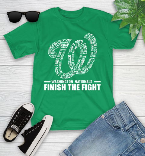 Washington Nationals finish the fight Youth T-Shirt 8