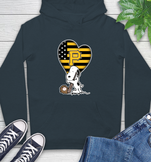 Pittsburgh Pirates MLB Baseball The Peanuts Movie Adorable Snoopy Hoodie 7
