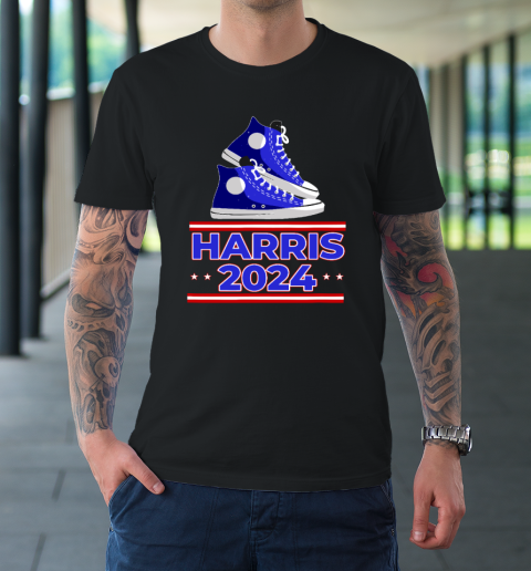 HARRIS 2024 Vote President Kamala Election Sneakers Meme T-Shirt