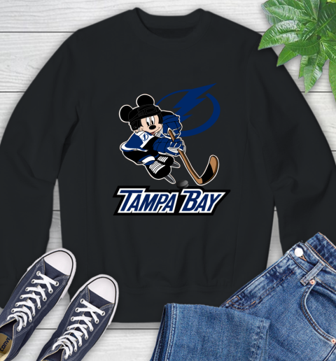 NHL Tampa Bay Lightning Mickey Mouse Disney Hockey T Shirt Sweatshirt 2