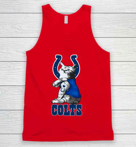 NFL Football My Cat Loves Indianapolis Colts Tank Top 5