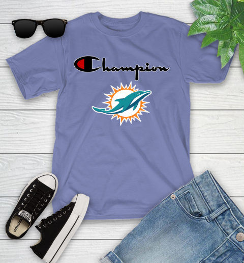 NFL Football Miami Dolphins Champion Shirt Youth T-Shirt 12