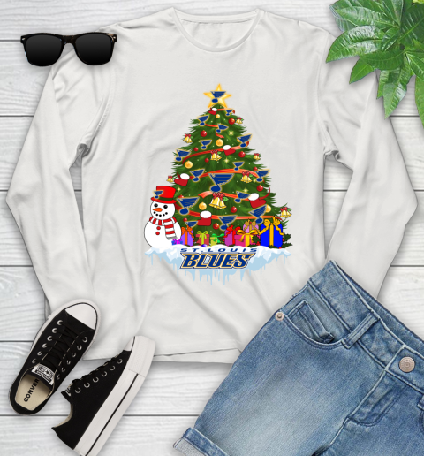 St.Louis Blues Merry Christmas NHL Hockey Sports Youth Long Sleeve 12