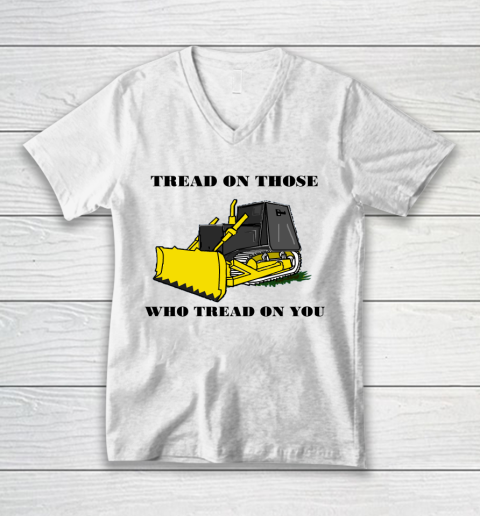 Killdozer T Shirt Tread On Those Who Tread On You V-Neck T-Shirt