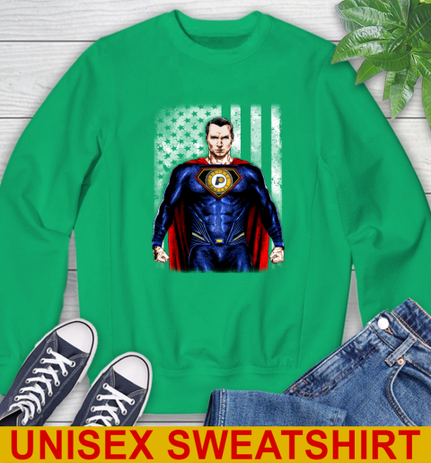 NBA Basketball Indiana Pacers Superman DC Shirt Sweatshirt 8