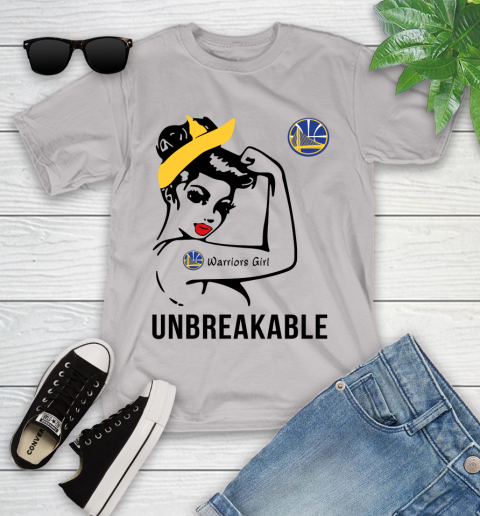 NBA Golden State Warriors Girl Unbreakable Basketball Sports Youth T-Shirt 10