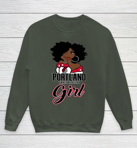 Portland Trail Blazers Girl NBA Youth Sweatshirt 10