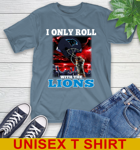 Carolina Panthers NFL Football I Only Roll With My Team Sports T-Shirt 8