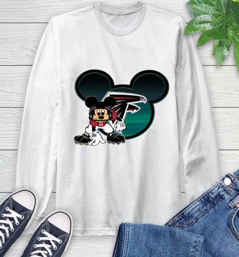 NFL Atlanta Falcons Mickey Mouse Disney Football T Shirt Long Sleeve T-Shirt