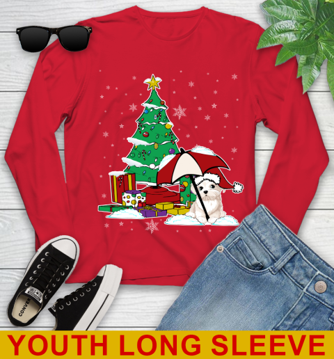 Maltese Christmas Dog Lovers Shirts 268