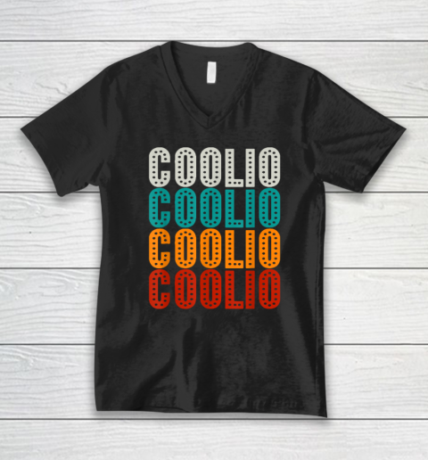 Coolio Vintage Retro V-Neck T-Shirt