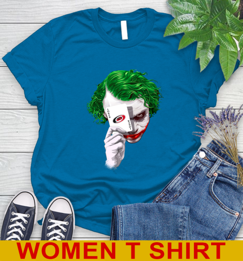 Carolina Hurricanes NHL Hockey Joker Card Shirt Women's T-Shirt 8