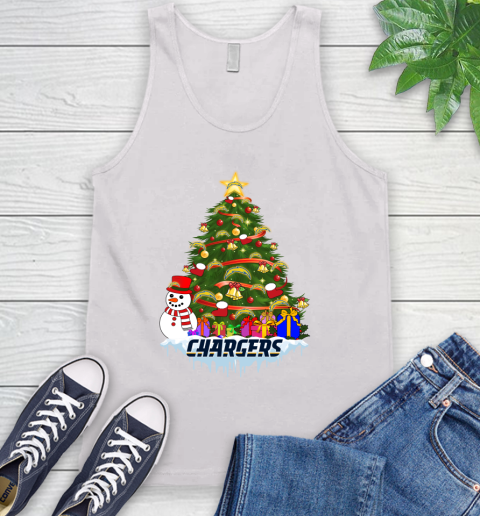Los Angeles Chargers Merry Christmas NFL Football Sports Tank Top