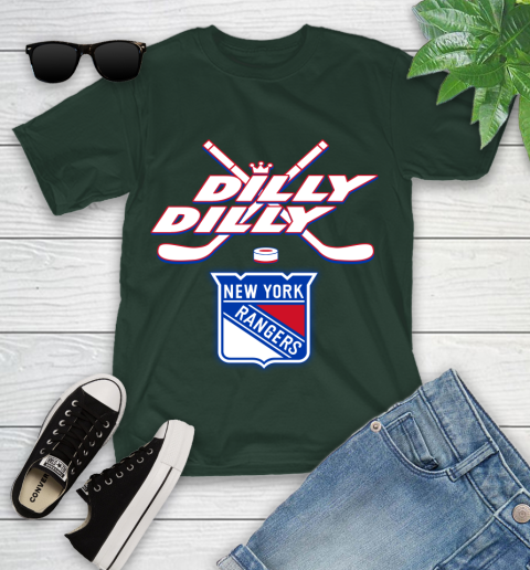 NHL New York Rangers Dilly Dilly Hockey Sports Youth T-Shirt 5