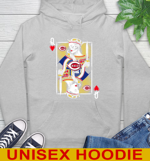 MLB Baseball Cincinnati Reds The Queen Of Hearts Card Shirt Hoodie 6
