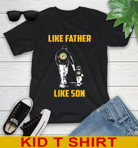 Indiana Pacers NBA Basketball Like Father Like Son Sports Youth T-Shirt