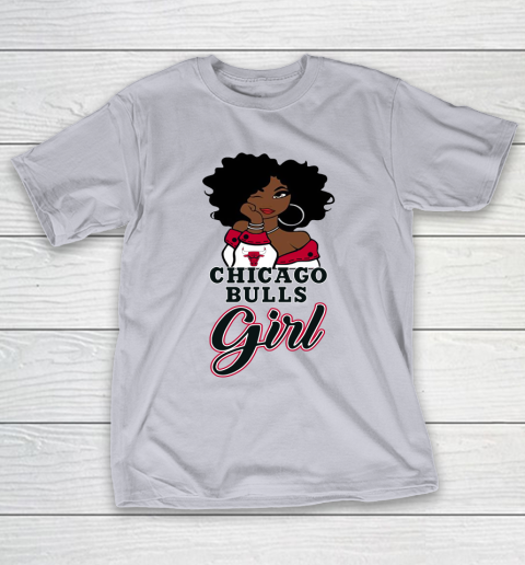 Chicago Bulls Girl NBA T Shirt Tee For Sports