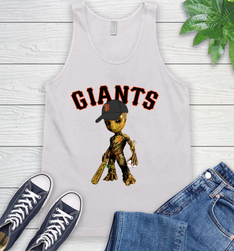 MLB San Francisco Giants Groot Guardians Of The Galaxy Baseball Tank Top