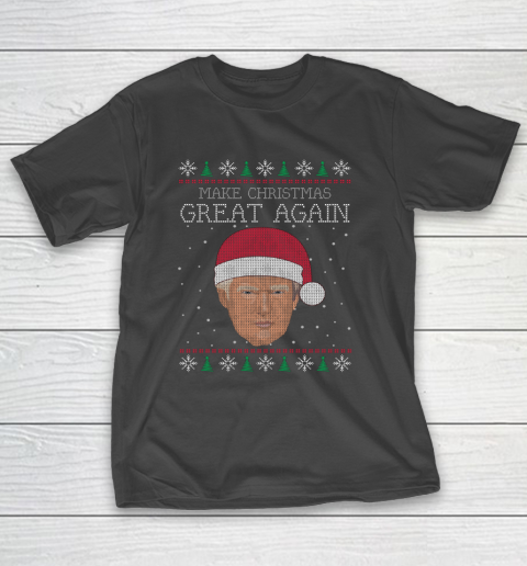 Unique Graphics Make Christmas Great Again Funny Christmas T-Shirt