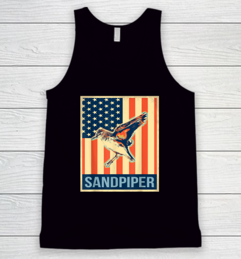 Vintage US Flag Sandpiper Tank Top