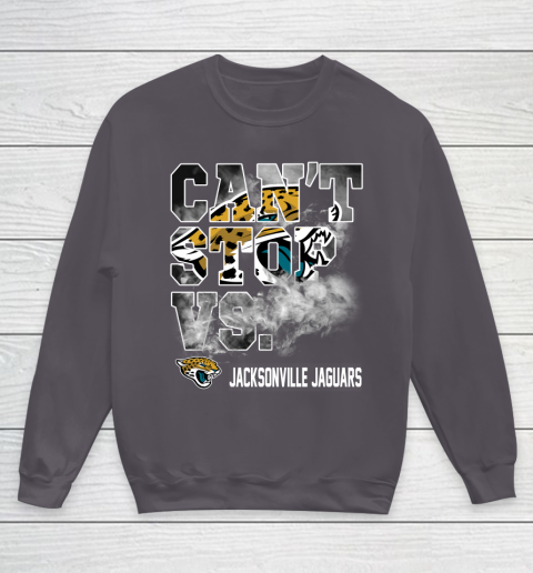 NFL Jacksonville Jaguars Can't Stop Vs Youth Sweatshirt 5