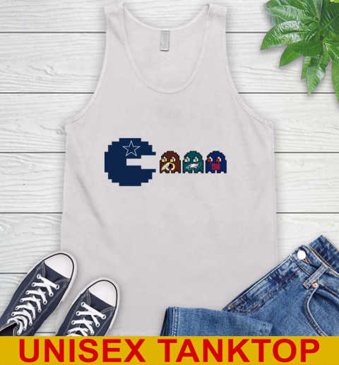 Dallas Cowboy NFL Football Pac Man Champion Tank Top