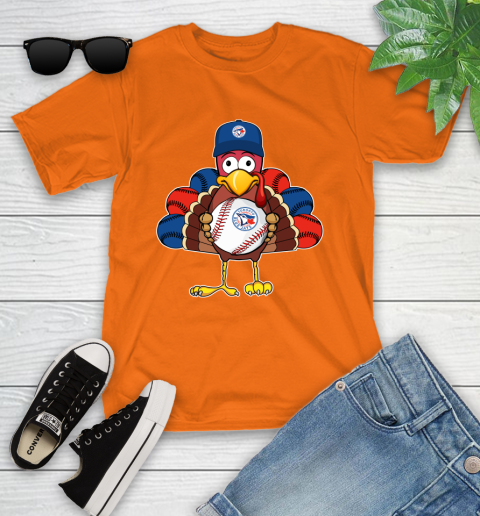 Toronto Blue Jays Turkey thanksgiving Youth T-Shirt 7