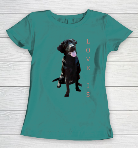 Dog Mom Shirt Labrador Retriever Shirt Women Men Kids Black Lab Dog Mom Women's T-Shirt 10