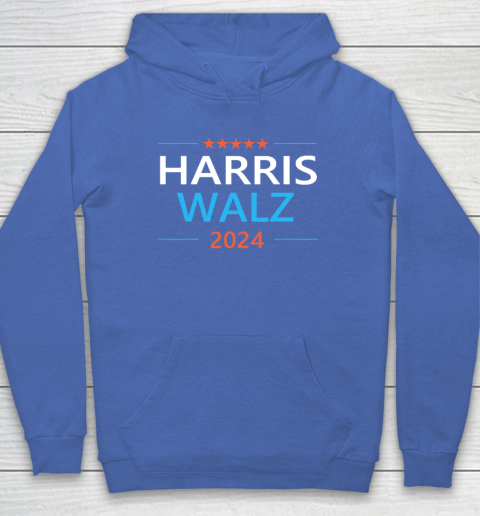 Harris Walz 2024 For President Patriotic Kamala Democrat Hoodie 5