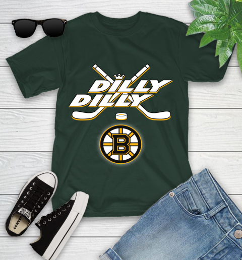 NHL Boston Bruins Dilly Dilly Hockey Sports Youth T-Shirt 5