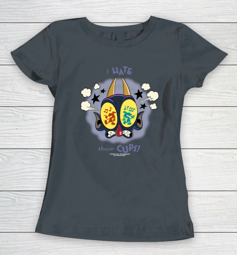 The Cuphead Show Shirt The Devil I Hate Those Cups Women's T-Shirt 3