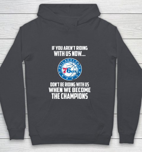 NBA Philadelphia 76ers Basketball We Become The Champions Youth Hoodie 5