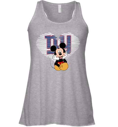 NFL New York Giants The Heart Mickey Mouse Disney Football T Shirt 8VUJu4upFY1 flowy tank 32 95 151514 front athletic heather