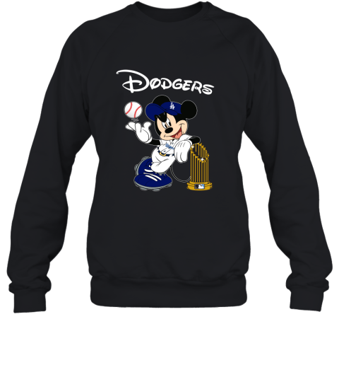 Los Angeles Dodgers Mickey Taking The Trophy MLB 2019 Sweatshirt